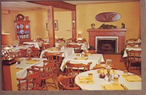 Buckingham PA Boswell's Restaurant Interior restaurant vintage postcard