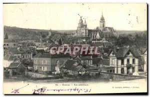Old Postcard Evreux Vue Generale