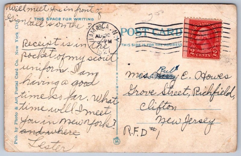 K43/ Babylon Long Island New York Postcard c21 Boat River Anuskemunaka 475