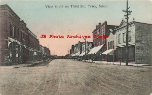 MN, Tracy, Minnesota, Third Street, South, 1908 PM, PH Heine