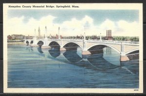 Massachusetts, Springfield - Hampden County Memorail Bridge - [MA-743]