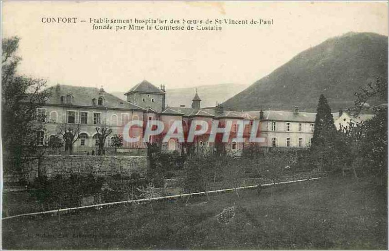 Old Postcard Hospital COMFORT-establishment of the Sisters of St. Vincent de ...