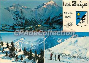 Modern Postcard Les 2 Alpes General Views Muzelle (3459 m)