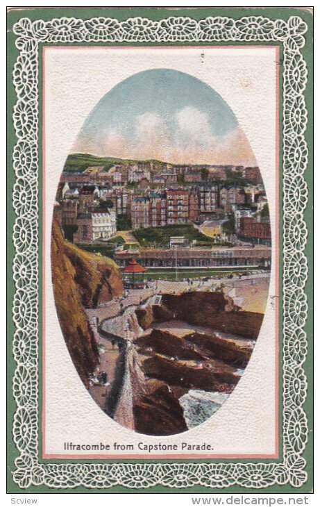 View from Capstone Parade, ILFRACOMBE, Devon, England, United Kingdom, PU-1915