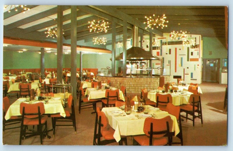 Austin Texas Postcard Villa Capri Motor Hotel Restaurant c1960 Vintage Antique