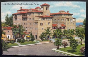 Vintage Postcard 1946 The John Ringling Hotel, Sarasota, Florida (FL)