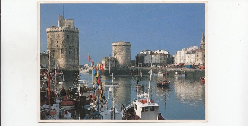 BF19715 la rochelle le port et la ville france front/back image