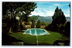 Tucson Arizona AZ Postcard St Joseph Academy Terrace Pool c1960 Vintage Unposted