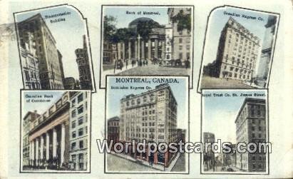 Bank of Montreal, Canadian Bank of Commerce Montreal Canada 1930 