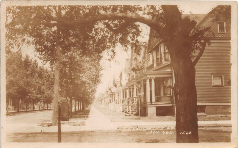 J52/ Chicago Illinois RPPC Postcard c1910 Sangamon Street Homes  335