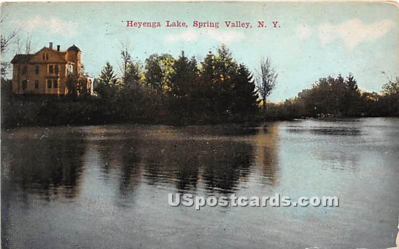 Heyenga Lake Spring Valley NY Postal Used Unknown