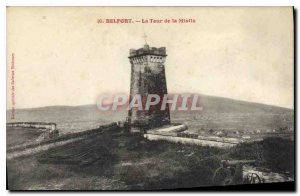 Old Postcard Belfort Tower Miotte