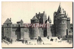 Old Postcard Chateau de Vitre (Haute et Vilaine)