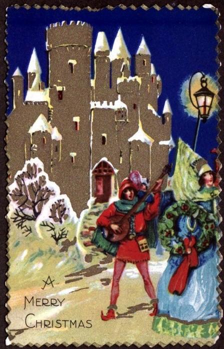 19xx Christmas Unused Picture Postcard!