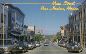 BAR HARBOR, Maine, 1960-70s; Main Street