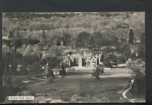 Sussex Postcard - Aerial View of Parham Park   T7855