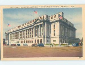 Unused Linen FEDERAL BUILDINGS Louisville Kentucky KY G0946