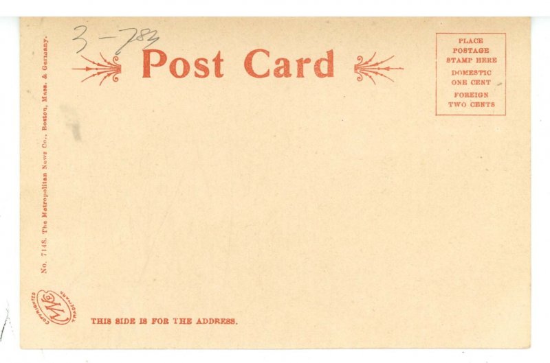 ME - Auburn. The Falls, Two Profiles ca 1905