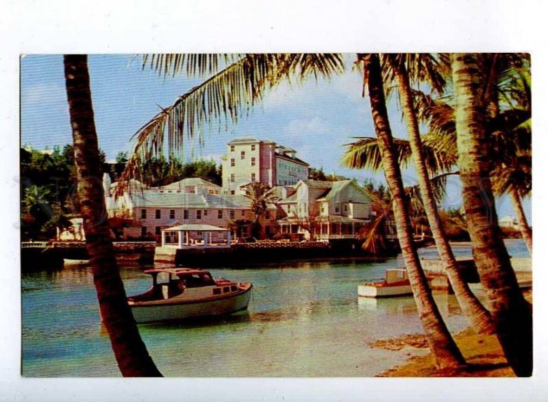 206408 BERMUDA Coral Island Club Vintage photo postcard