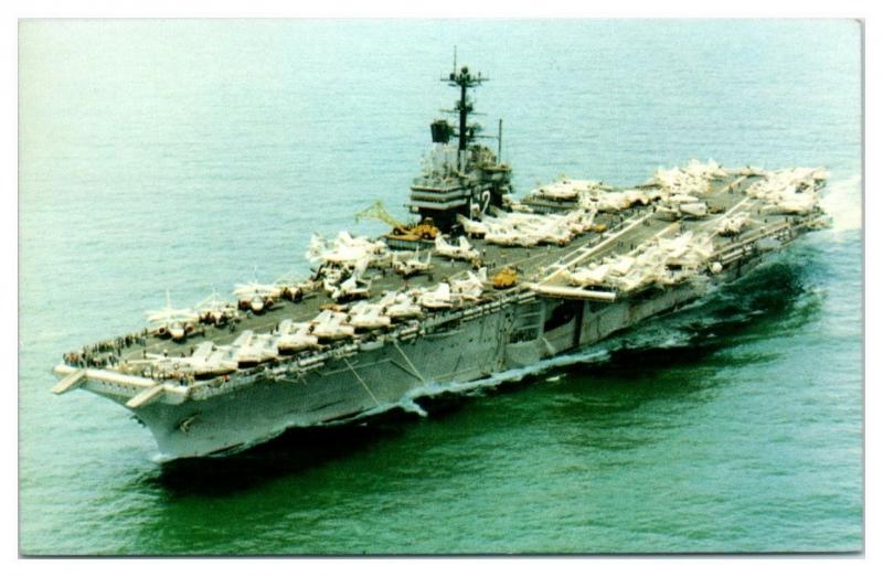 USS Independence CV-62 Aircraft Carrier Postcard