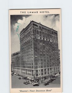 Postcard The Lamar Hotel, Houston, Texas