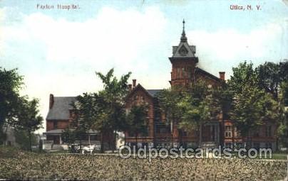 Faxton Hospital, Utica, NY Medical Hospital, Sanitarium 1913 light corner and...