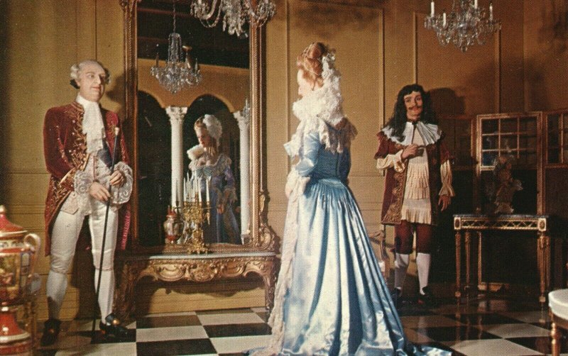 Vintage Postcard Louis XVI and Marie Antoinette Potters Wax Museum St. Augustine