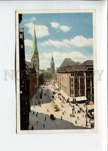 3154968 Germany HAMBURG Monckebergstrasse Street TRAM Vintage