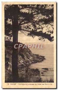 Postcard Old Saint Cast View Taking the terrace of The Pines Hotel