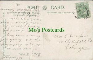Genealogy Postcard - Honeybone -12 Chesterfield Road,Eckington,Derbyshire RF8777