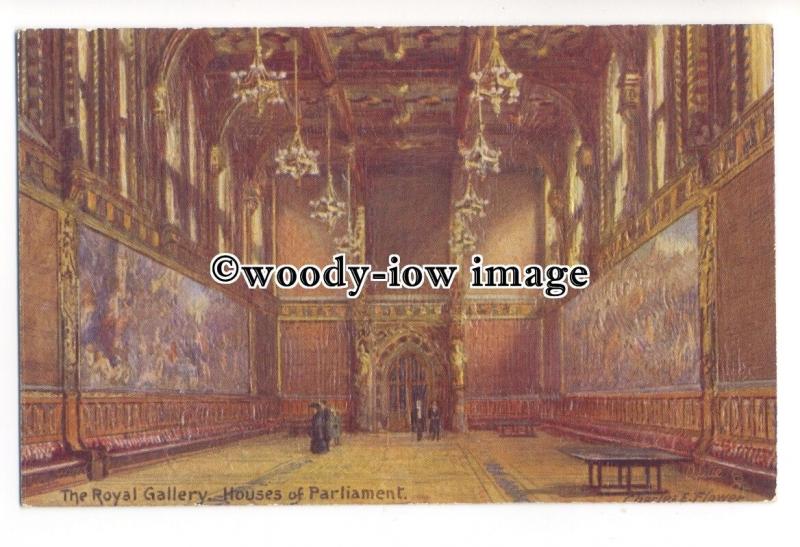 ar0561 - Houses of Parliament, Artist- Charles.E.Flower - postcard - Tuck's