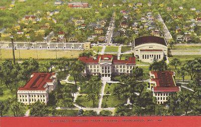 SOUTHWEST MISSOURI STATE COLLEGE, SPRINGFIELD POSTCARD