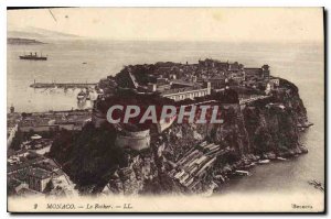 Old Postcard Monaco The Rock