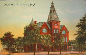 Ocean Grove NJ Post Office c1910 Postcard