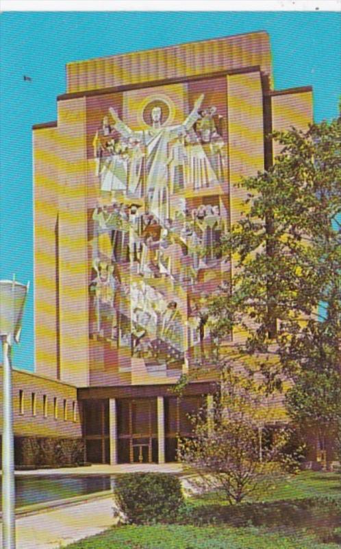 Indiana Notre Dame Memorial Library Mural Christ The Teacher University Of No...