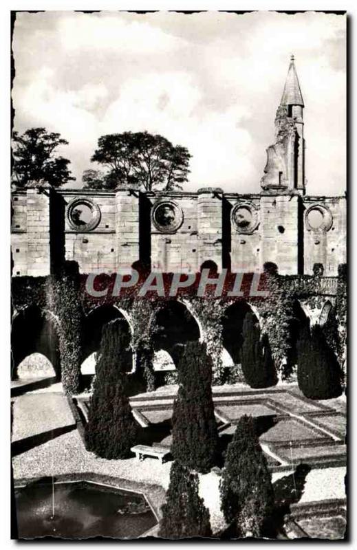 Modern Postcard The Cloister and Abbey Royaumont Turret Asnieres sur Oise