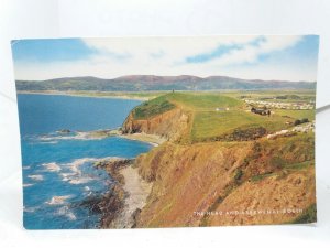 Caravan and Camping Site Aberwenal Borth Head Vintage Multiview Postcard 1968