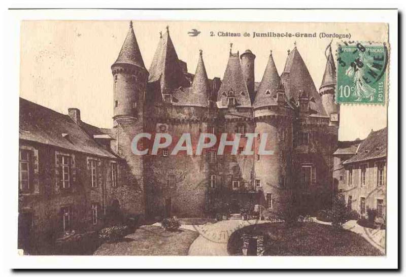 Chateau de Jumilbac Grand Old Postcard
