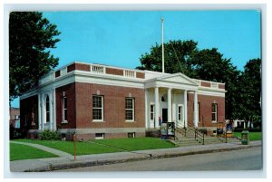 Entrance of US Post Office Hammond Louisiana LA Unposted Postcard