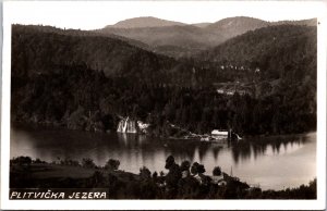 Croatia Plitvicka Jezera Plitvice Lakes National Park Vintage RPPC 09.76