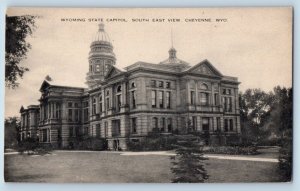 Cheyenne Wyoming WY Postcard Wyoming State Capitol South East View c1910 Vintage
