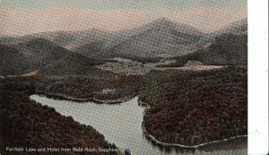 Postcard Fairfield Lake Hotel Bald Rock Sapphire NC