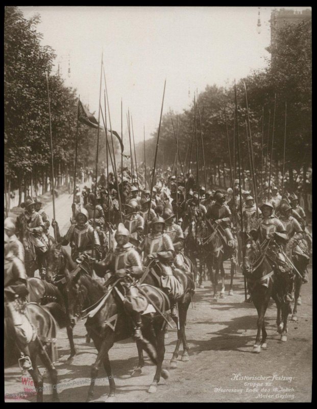 Austria 1908 Kaiser Franz Joseph Huldigungs Festival RPPC 16th Century 94834