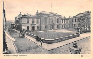 County Buildings Dumbarton Scotland, UK 1912 