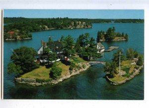 204373 CANADA USA Thousand Islands Zavikon island old postcard