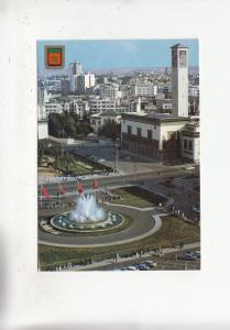 BF28271 casablanca morocco fontaine luminouse et mucians   front/back image