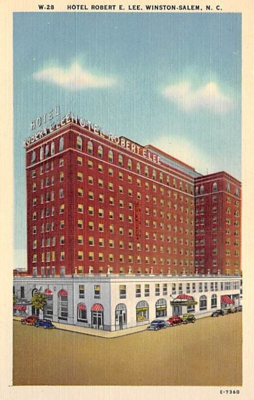 Hotel Robert E. Lee Winston Salem, North Carolina NC
