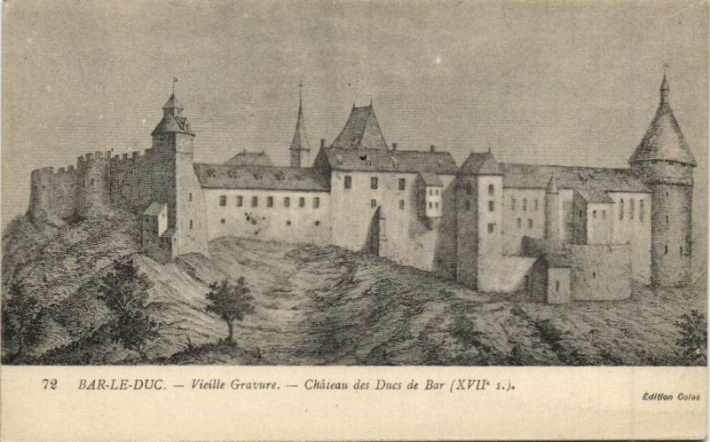 CPA Bar le DUC Vieille Gravure Chateau de Ducs de Bar (152292)