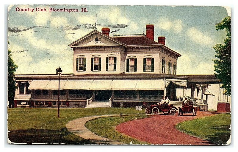 Country Club, Bloomington, IL Postcard *7B9