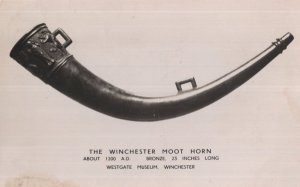 Winchester Hoot Horn Vintage Real Photo Postcard